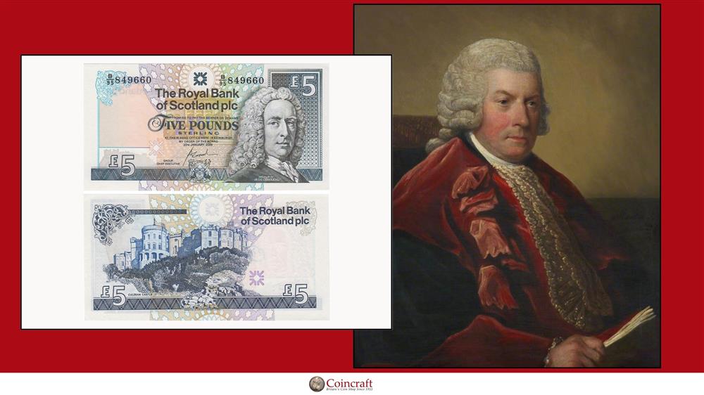 Royal Bank Scotland £5 Dedicated to Lord Ilay (first Governor of the Bank of Scotland) - BSR8824 - Coincraft